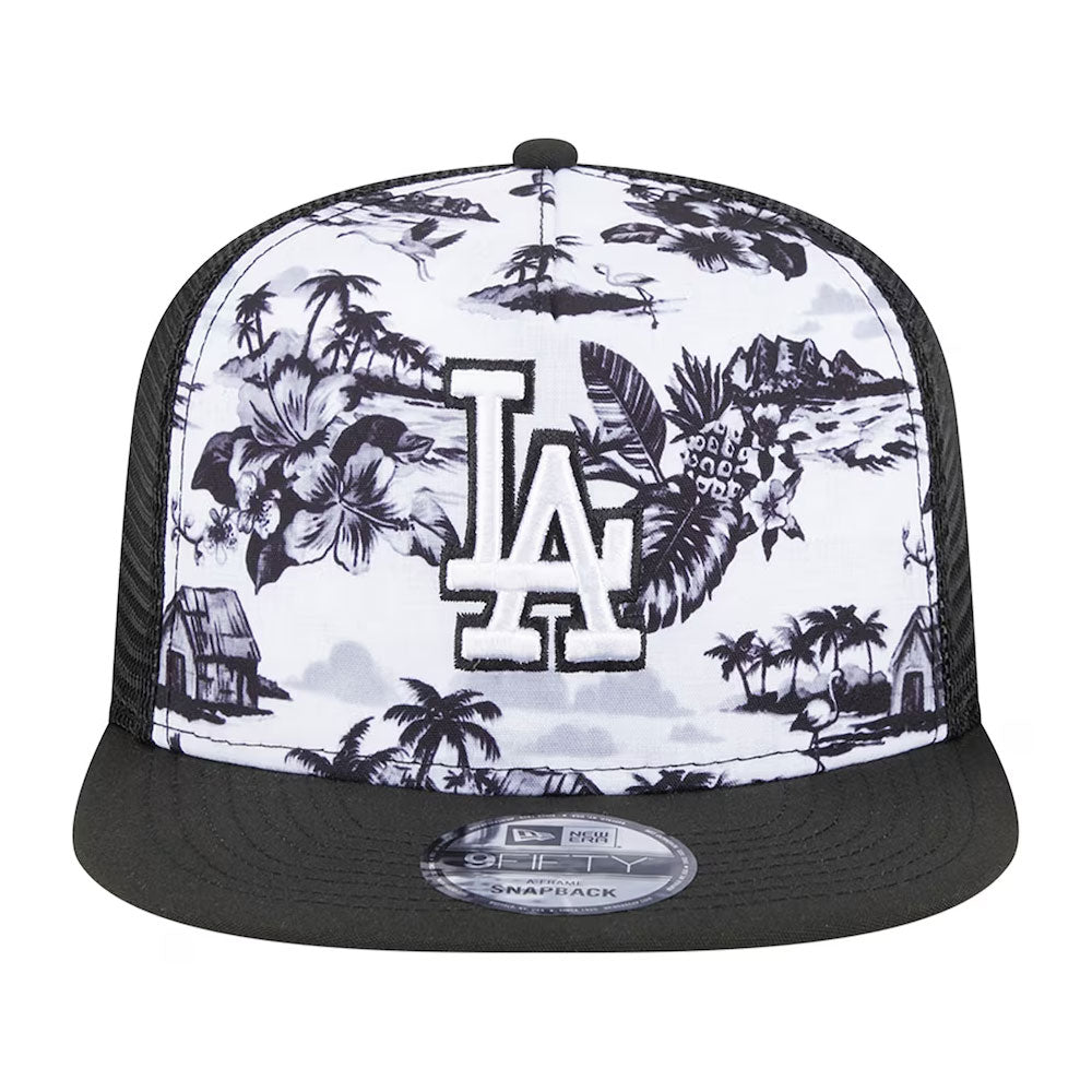 Texas Rangers New Era Vacay 2.0 A-Frame Trucker 9FIFTY Snapback