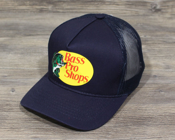 PRINTED MESH TRUCKER NAVY