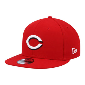 Cincinnati Reds Los Rojos Black Red 59Fifty Fitted Hat by MLB x