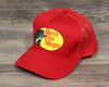 PRINTED MESH TRUCKER ROJA